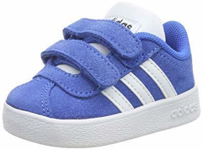 Social adidas VL Court 2.0 CMF I, Zapatillas de Deporte Unisex niño, Blanco
