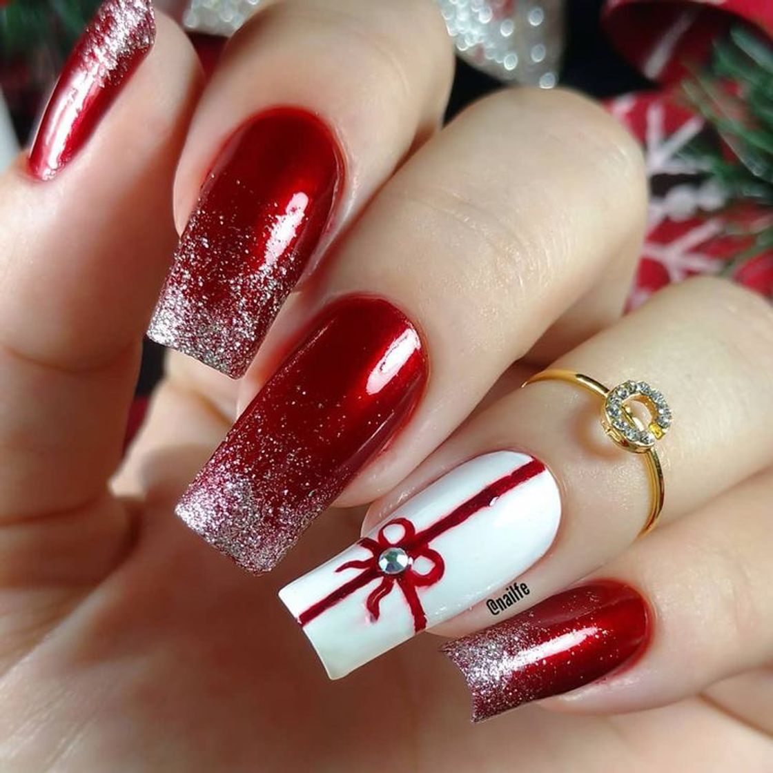 Fashion Unhas, inspiração para natal 