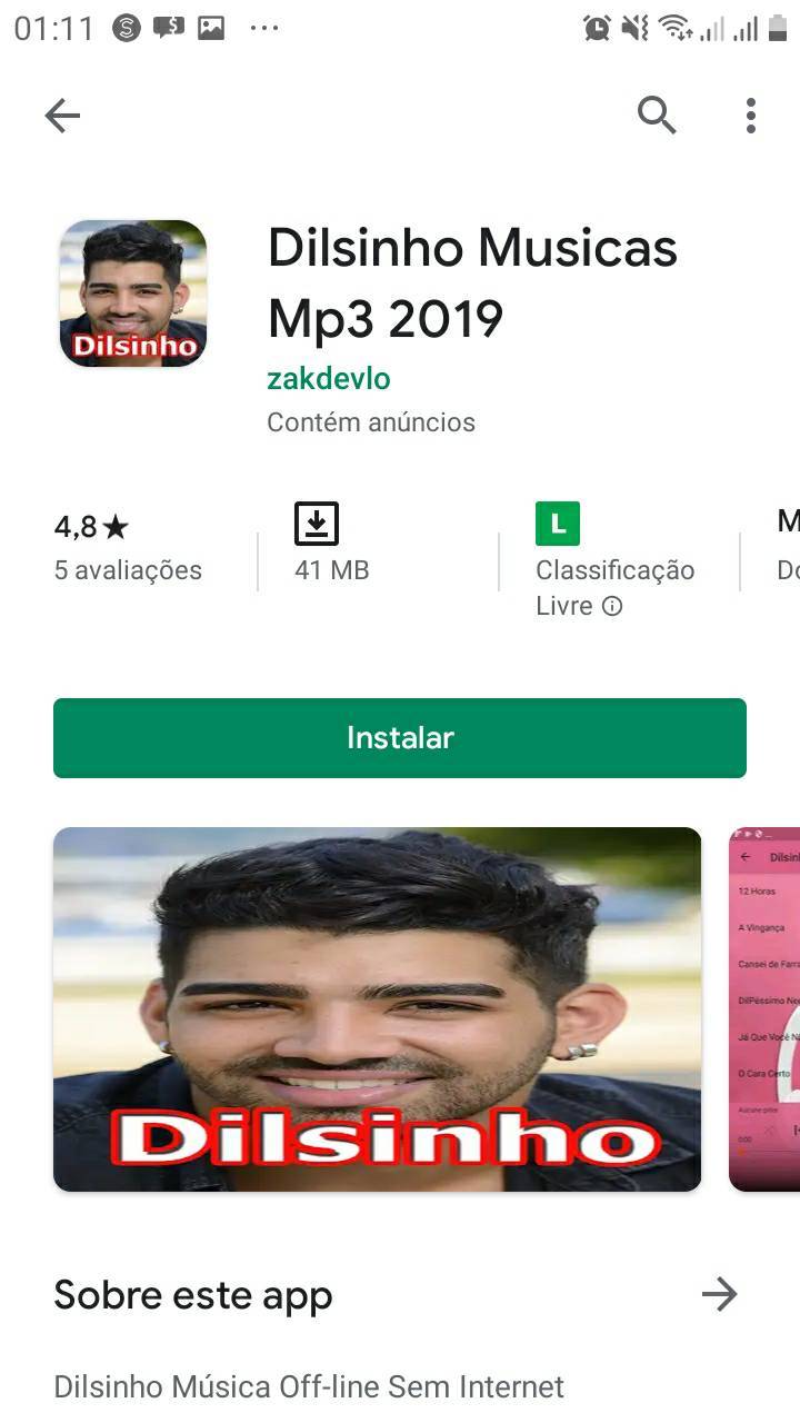 App Dilsinho 2019