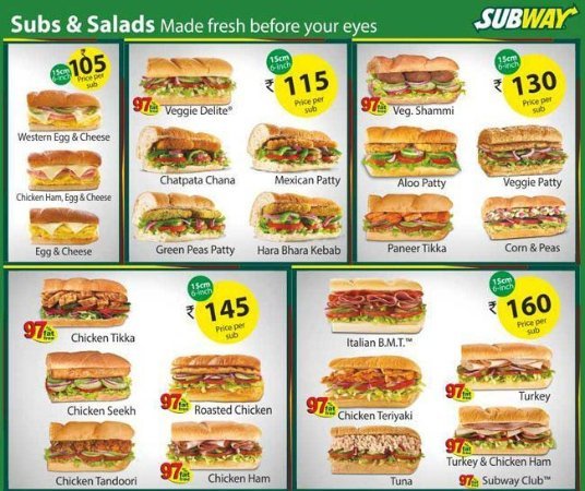 Restaurantes Subway