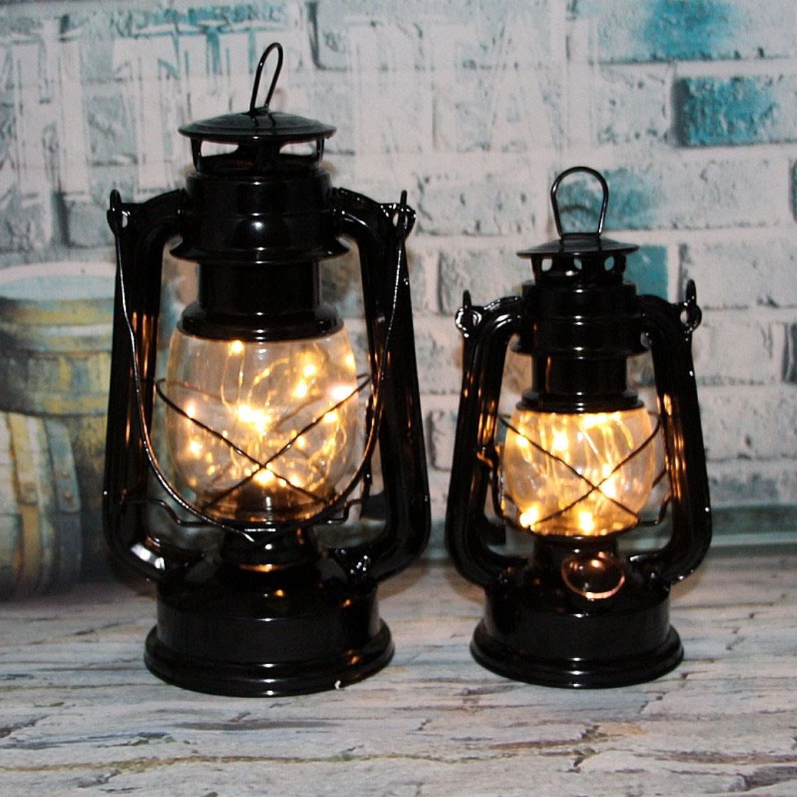 Moda Retro Lantern Battery Home Decoration Miniatura