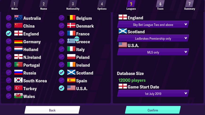 App Football manager 2020 Mobile