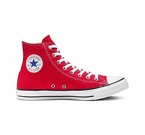 Social Converse Chuck Taylor All Star Hi, Zapatillas de tela Unisex, Rojo