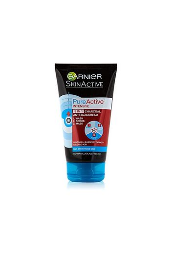 Garnier Skin Active Pure Active Gel Limpiador Pure Active Carbon Intense 3