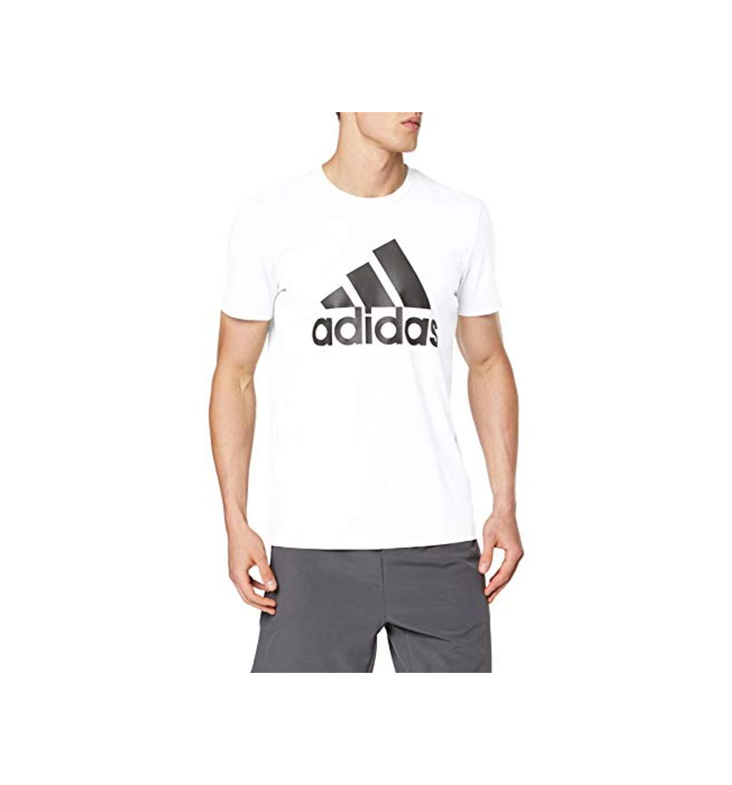 adidas Most Haves Badge of Sports TS M Camiseta, Hombre, Blanco