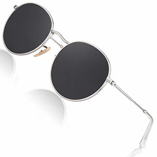 Social CGID E47 Pequeño Estilo Vintage Retro Lennon inspirado círculo metálico redondo gafas
