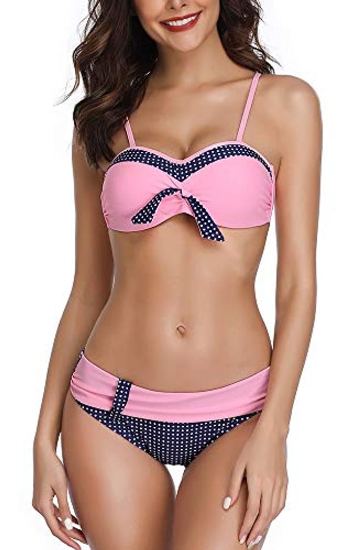 Product Summer Mae Traje de Baño Mujer Bikini de Lunares Push