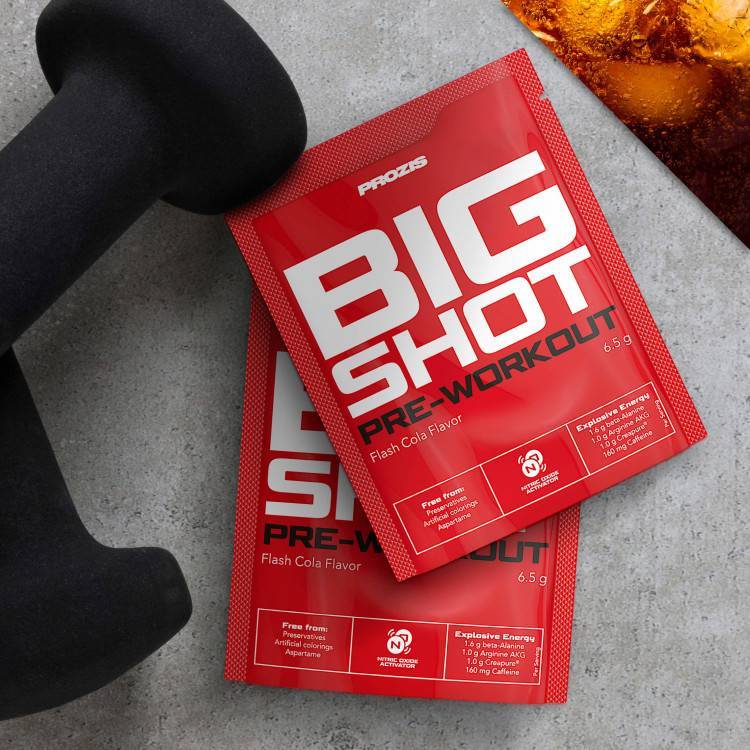 Productos Big shot pré workout