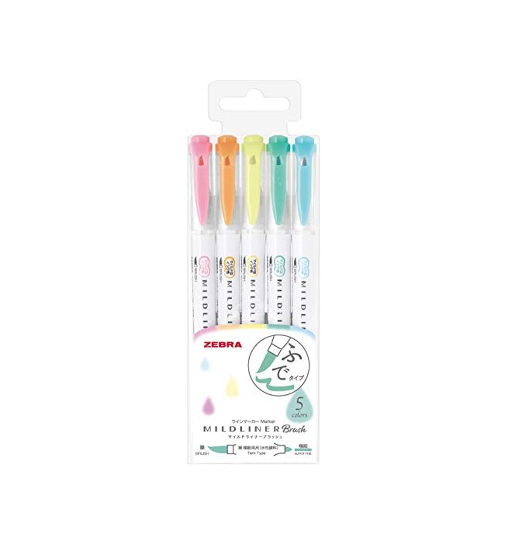 Producto Zebra WFT8-5C - Juego de rotuladores fluorescentes de colores