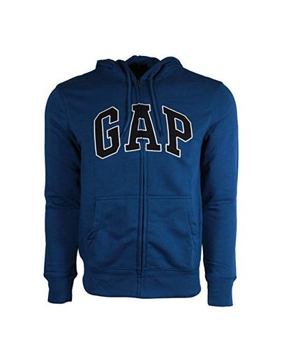 Gap Sudadera de Lana Arch Logo con Cremallera para Hombre