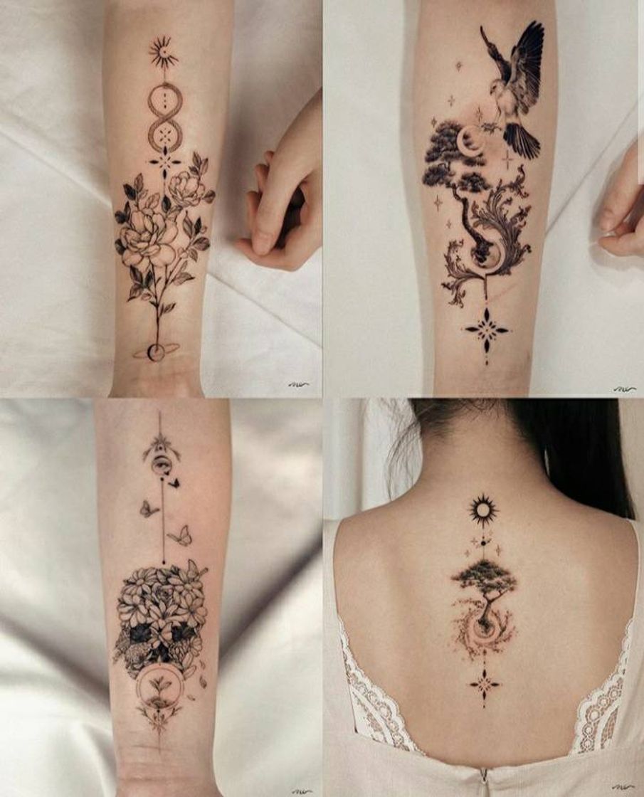 Moda TATUAGEM delicadas 