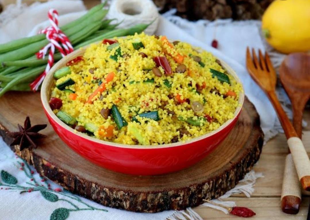 Fashion Couscous com Legumes Grelhados