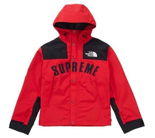 Supreme The North Face Arc Logo Mountain Parka Red

