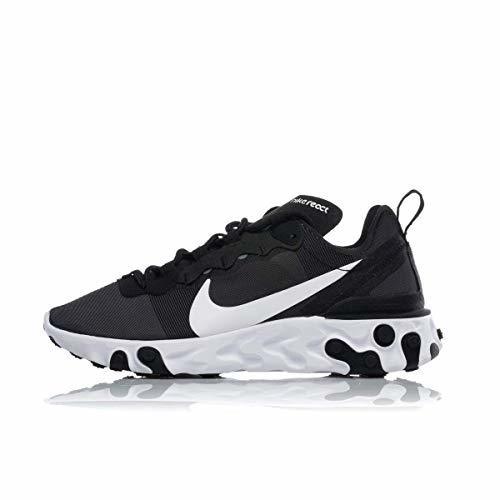 Social Nike W React Element 55, Zapatillas de Running para Mujer, Negro