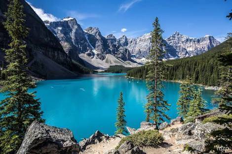 Aplicaciones Lago Moraine - Canadá