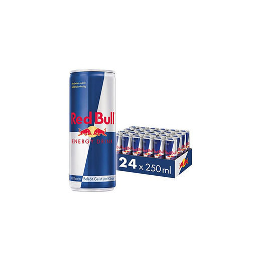 Red Bull Bebida Energética - Paquete de 24 x 250 ml -