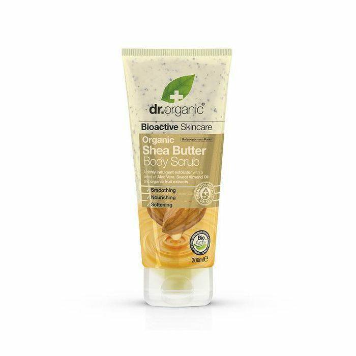 Producto Dr Organic Esfoliante Corporal Manteiga de Karité