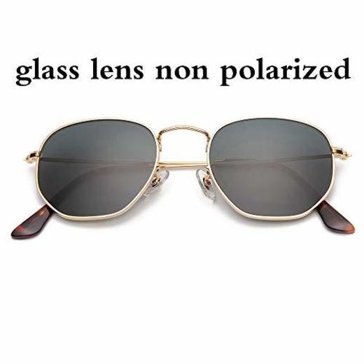 GUOTAIYH Gafas De Sol De Modagafas De Sol Hexagonales Polarizadas Mujeres Hombres