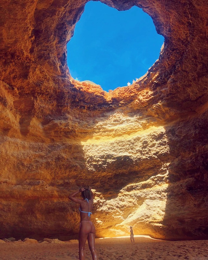 Lugares Grutas Algarve - Praia do Carvoeiro