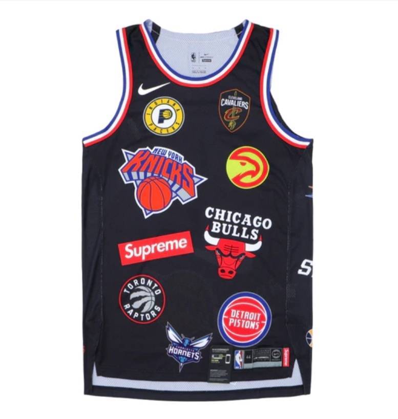 Moda Supreme Nike/NBA Teams Authentic Jersey Black
