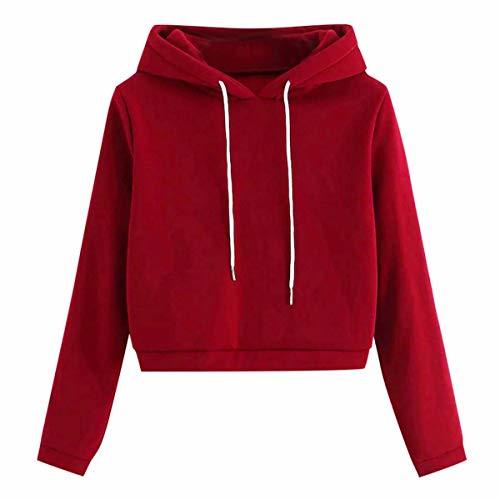 Moda Hoodies Womens Red Long Sleeve Clothes Sweatshirt Pullover Tops Sudadera Mujer Gothic