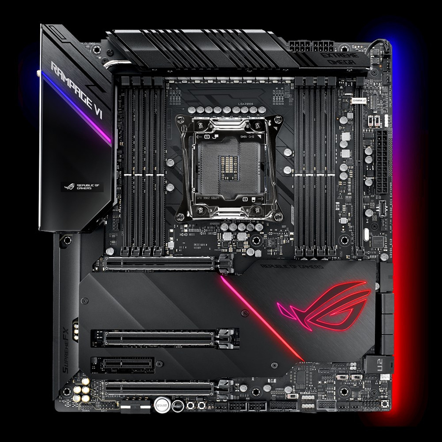 Fashion Motherboard Asus ROG Rampage VI Extreme Omega X299