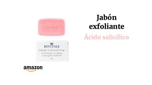 Jabón exfoliante con ácido salicílico poro exfoliante