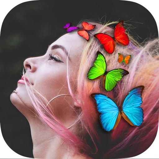 Butterfly Crown Photo Filters