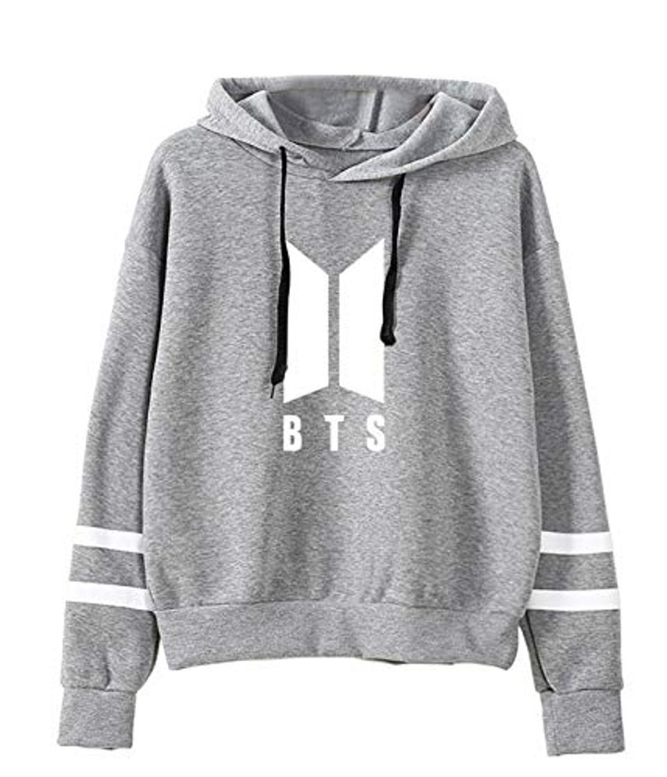 Fashion SIMYJOY Sudadera con Capucha Korea Pop Unisex Sweat K-Pop Sudadera Rayas de