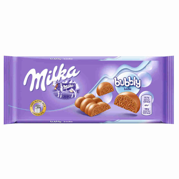 Producto Milka bubbly tableta