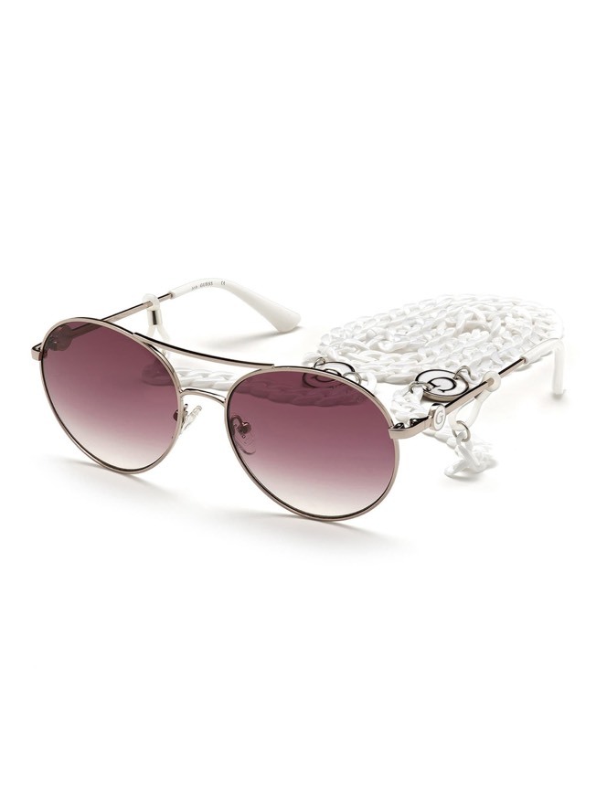 Moda Gafas de sol redondas Guess