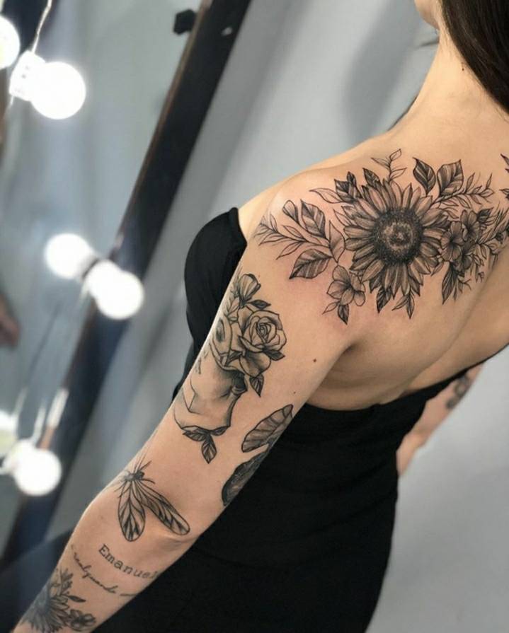 Fashion Tatuagem feminina