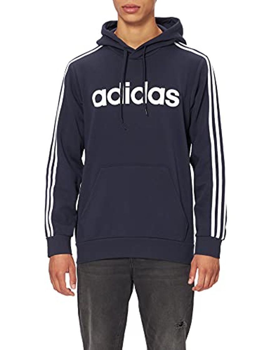 Social Adidas E 3S PO FL Sudadera con Capucha, Hombre, Azul