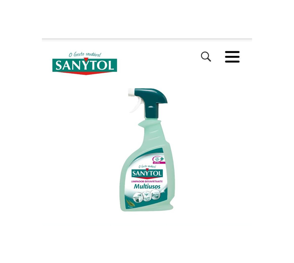 Productos Sanytol desinfetante Multiusos