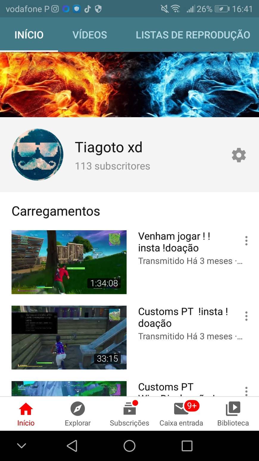 Social Meu canal