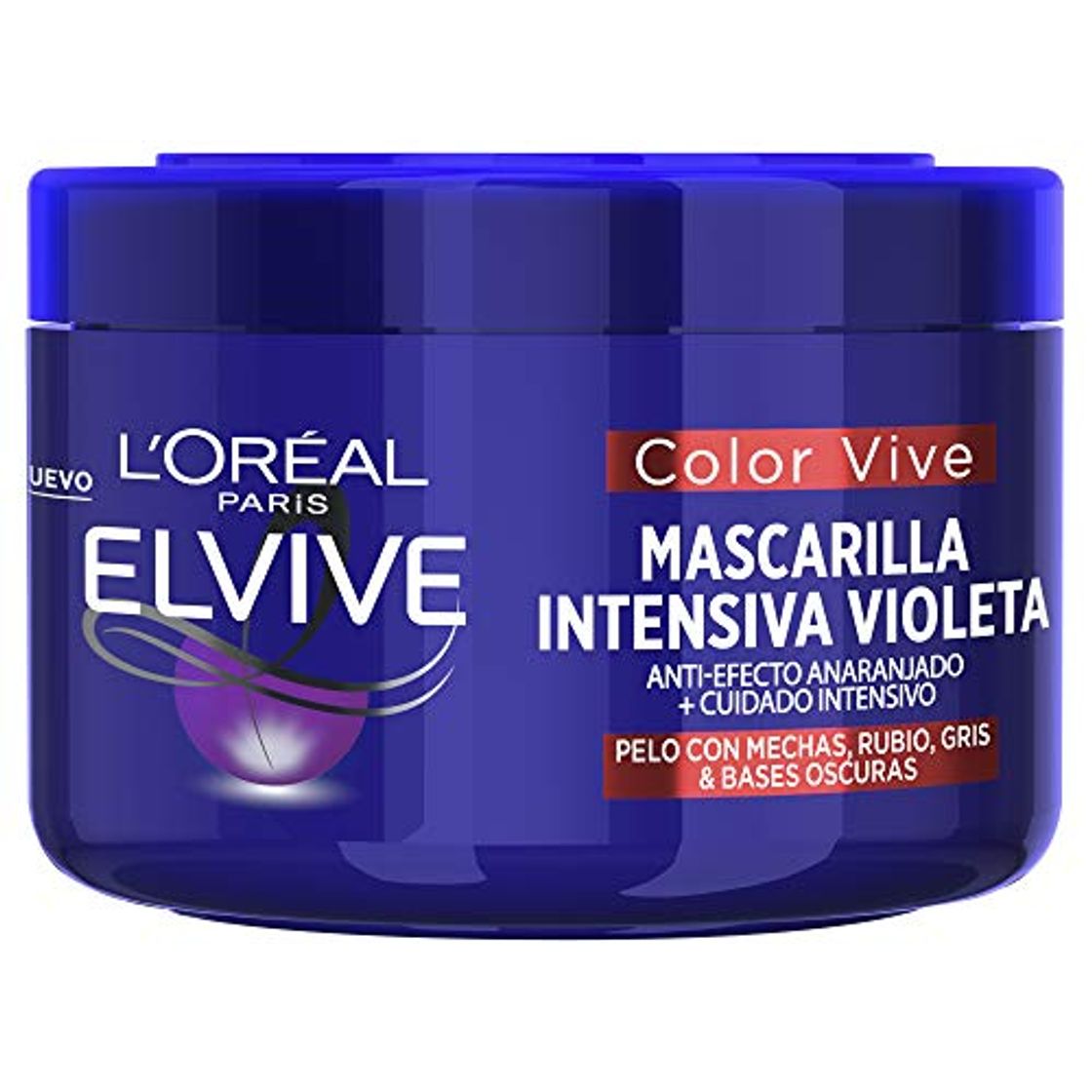 Place L'Oreal Paris Elvive Color Vive Mascarilla Intensiva Violeta Matizadora