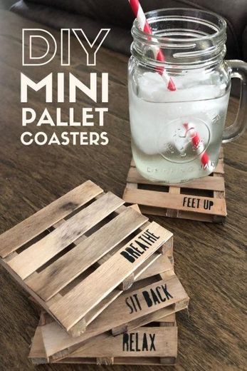 Mini Pallet Coasters
