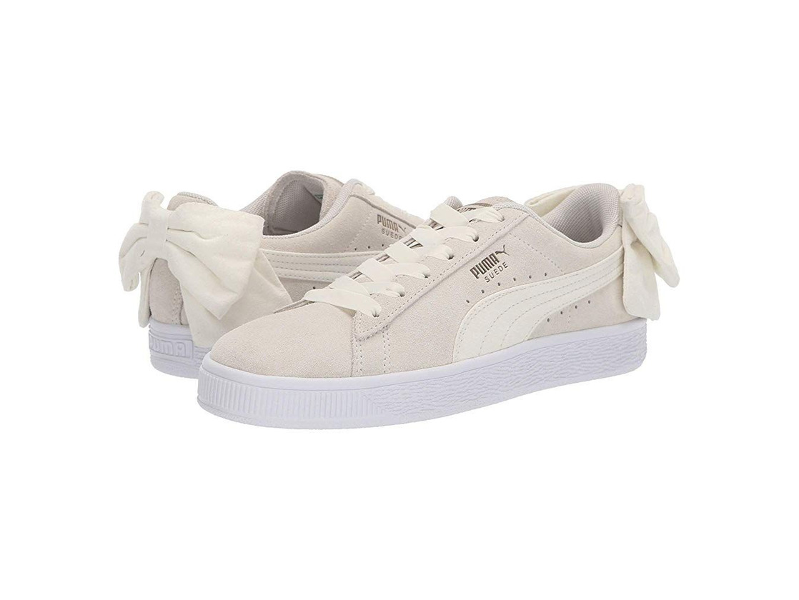 Moda Puma Suede Bow Zapatillas para Mujer Beige