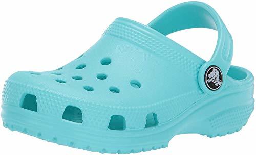 Lugar Crocs Classic Clog Kids Roomy fit, Zuecos Unisex niños, Azul