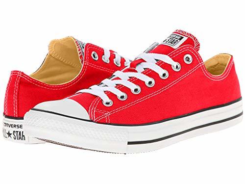 Social Converse Chuck Taylor All Star Ox, Zapatillas de Lona, Unisex, Rojo