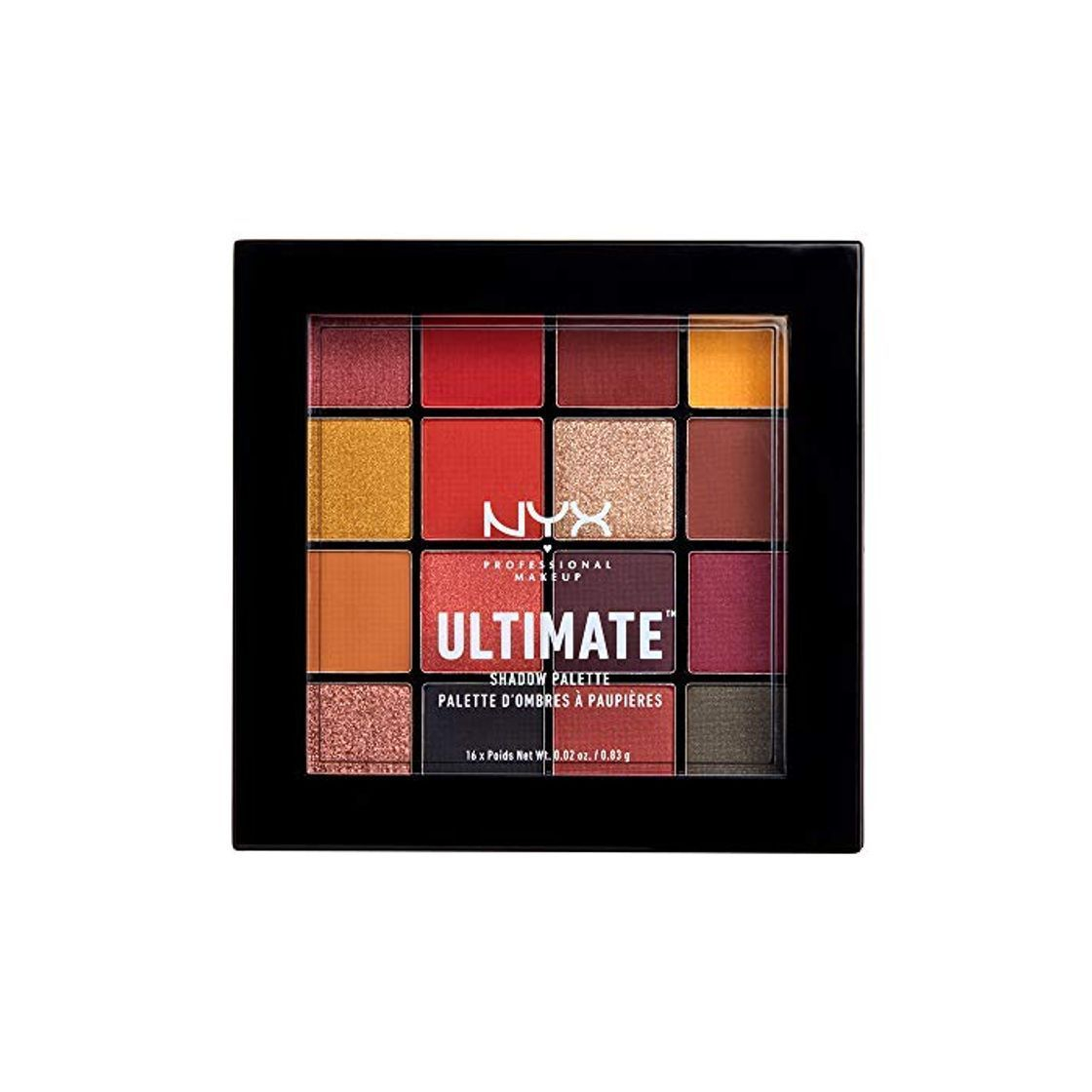 Social NYX Professional Makeup Paleta de sombra de ojos Ultimate Shadow Palette, Pigmentos
