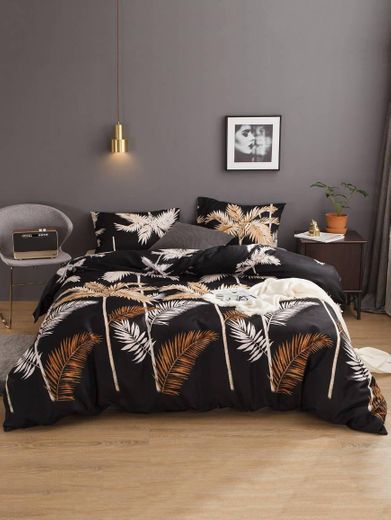 Palm tree print sheet set