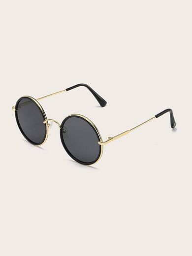 Round frame sunglasses