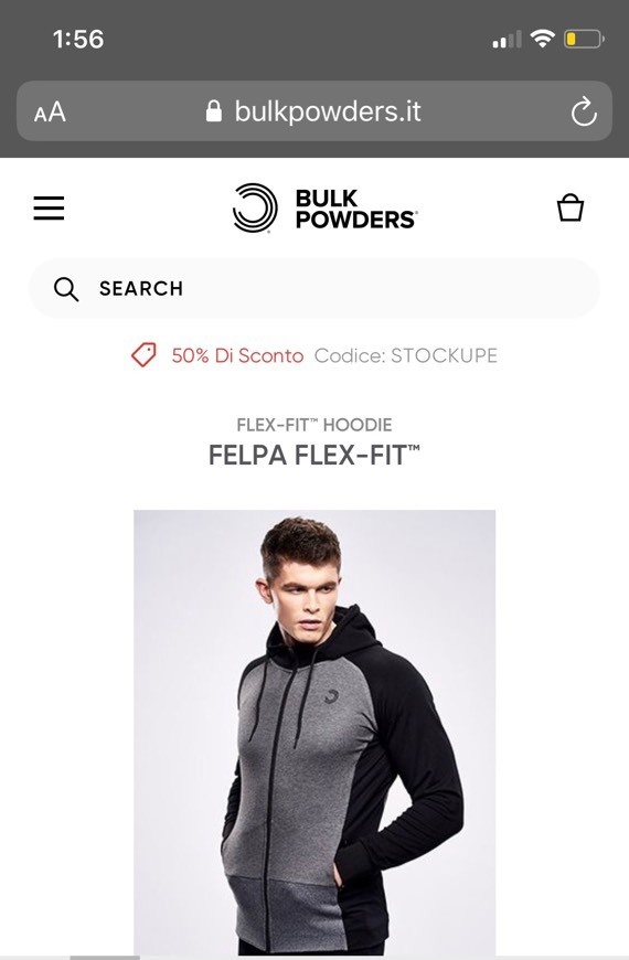 Producto Sudadera BulkPowders