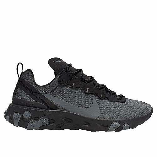 Fashion Zapatillas Nike React Element 55 SE Gris/Negro Hombre 43 Gris