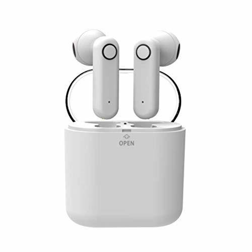 Electronics Auriculares Bluetooth con Micrófonos,QCY T2C Auriculares Inalámbricos Bluetooth 5.0 HiFi Mini Estéreo