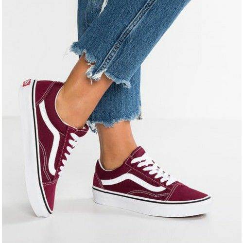 Fashion Vans Old Skool E - Bordeaux