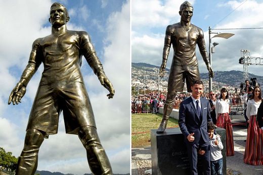 Estátua Cristiano Ronaldo