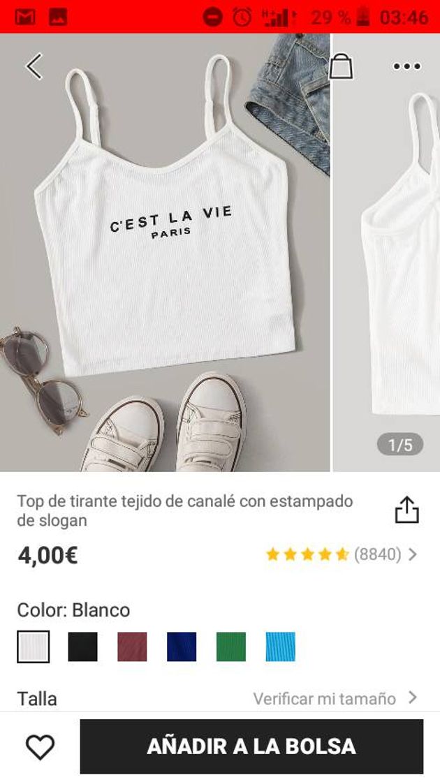 Fashion TOP BLANCO CON LETRAS DE SHEIN 🤤😍🤫