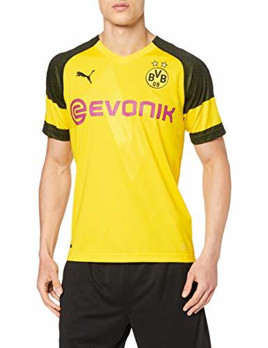 Social PUMA BVB Home Shirt Replica Evonik with Opel Logo Jersey
